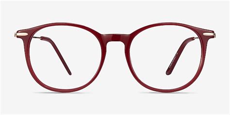 Quill Round Red Glasses For Women Eyebuydirect Canada