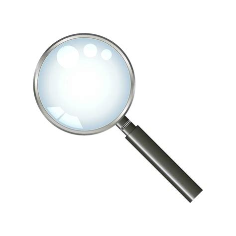 Magnifying glass with a handle 25411150 Vector Art at Vecteezy