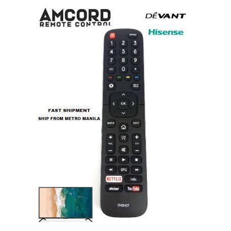 Remote Control D Vant Hisense Control Remote En H En H Hs Para Smart