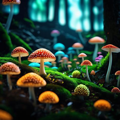 Download Magic Mushroom Forest Royalty-Free Stock Illustration Image ...