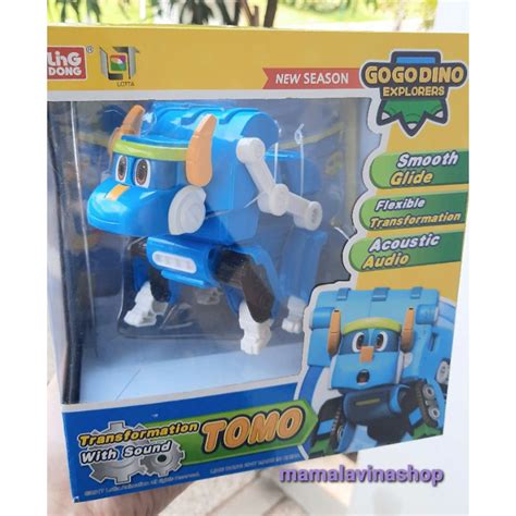 Jual Gogo Dino Tomo Big Transformation Original Mainan Robot Gogo