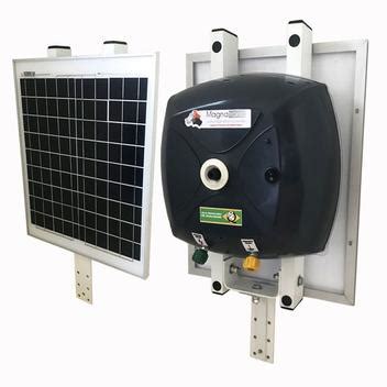 Eletrificador Solar Cerca El Trica Rural Km J Bateria Para Gado