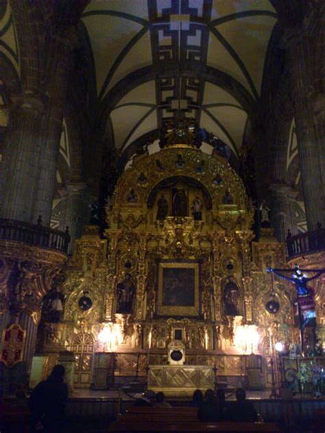 Altar del Perdón Catedral metropolitana Cd de Mexico Eiffel Tower