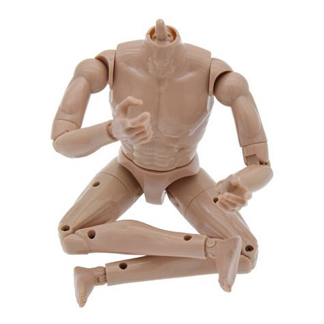 Figurine articulée échelle 1 6 hommes nus corps musclés jouets