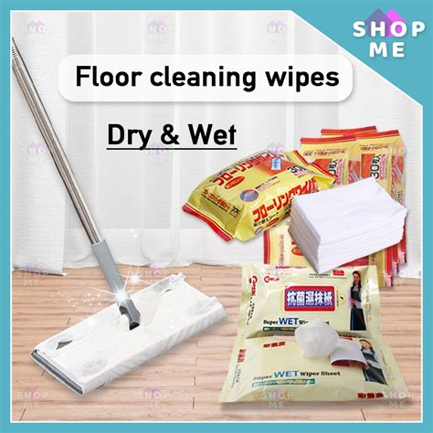 Mop Wiper Wet Dry Wipe Flat Mop Tisu Paper Disposable Lantai Floor Dust