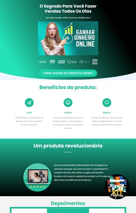 Pack Paginas De Vendas Prontas Oferta Oficial De Cursos Online