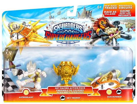 Skylanders SuperChargers Sky Racing Action Pack Astroblast, Sky Trophy Sky Runner Activision ...