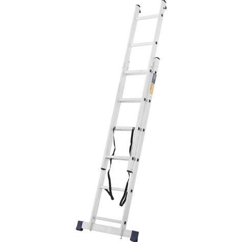 Лестница ТУНДРА двухсекционная, алюминиевая, 6 ступеней 7533877 ...