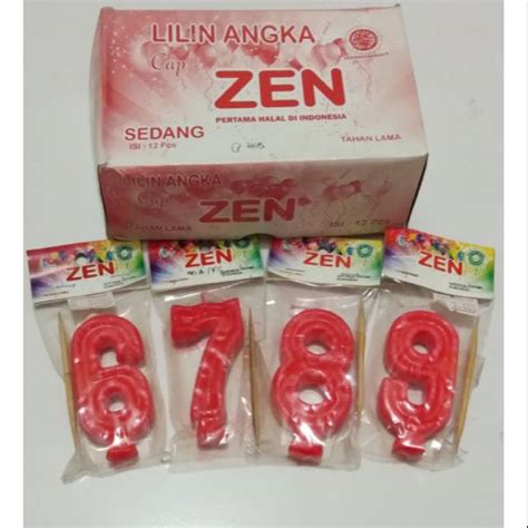 Jual Lilin Angka Ulang Tahun Polos Shopee Indonesia