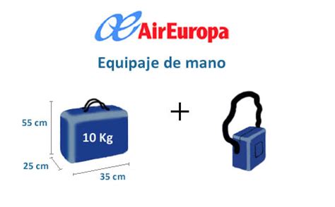 Medidas Maletas Air Europa 2024