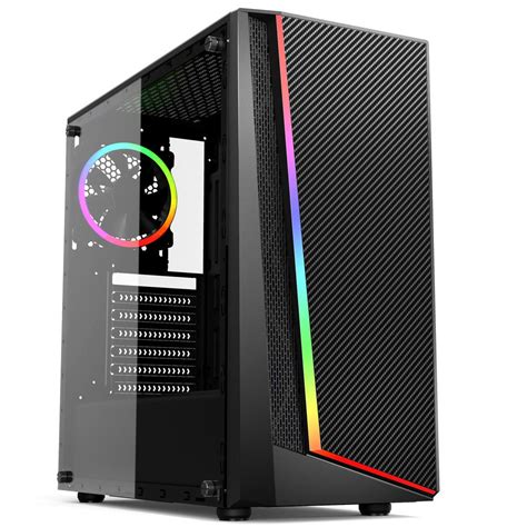 Gabinete Gamer Mymax Lion Usb Preto Cooler Argb Kabum