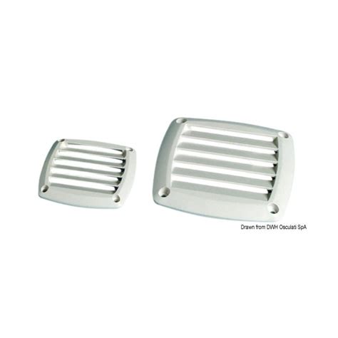 Grille Abs X Mm Blanche Osculati Grilles Pour Prise D Air