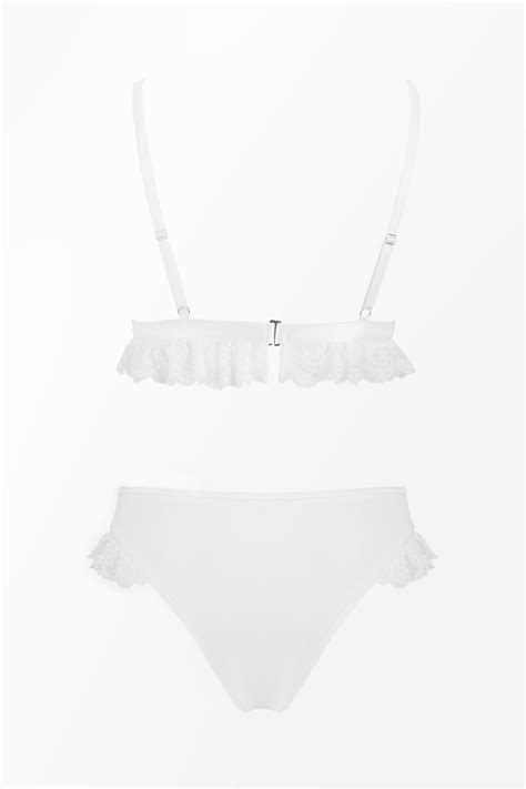 Lace Cutout Lingerie Set