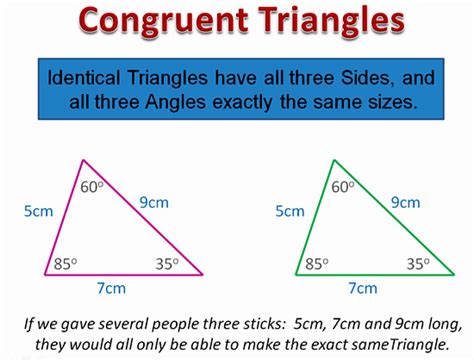 Congruent Triangles Passys World Of Mathematics