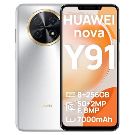 Huawei Smartphone Nova Y91 Silver 8gb256gb Dual Sim Real Plaza