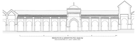 Almagro Gorbea Antonio Mezquita Qarawiyyin Fez Marruecos Alzado