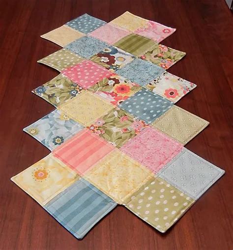 Zig Zag Charm Pack Table Runner Sewing With Scraps Quilted Table