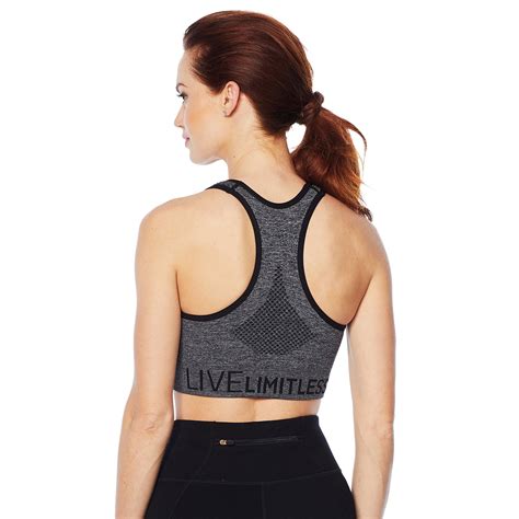 Copper Fit Seamless Zipfront Sports Bra Gosass