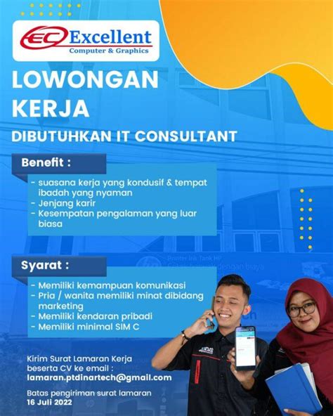 Lowongan Kerja IT Consultant Di Excellent Computer LokerSemar Id