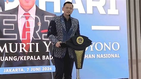 Agus Harimurti Ahy Atr Bpn Berantas Kasus Mafia Tanah Yang Rugikan