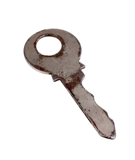 Premium Photo Metal Key Isolated On White