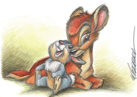 Bambi Thumper Original Drawing Joan Vizcarra Catawiki