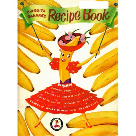 Vintage Chiquita Banana Recipes | Visit Puerto Armuelles