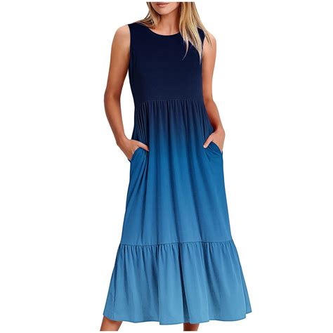 Gamivast Daily Deals Sundresses For Women Casual Beach Summer