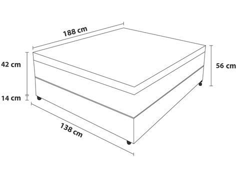 Cama Box Casal Pelmex Conjugado Mola 42cm De Altura Springs Cama