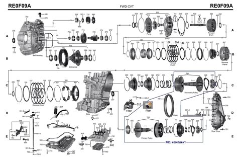 JF010E Transmission Parts Repair Guidelines Problems Manuals