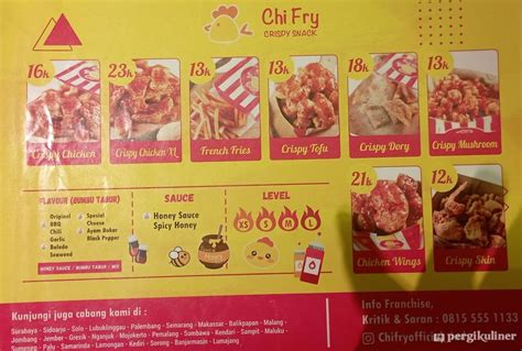 Selalu Diperbarui Menu Chi Fry Bubutan Surabaya