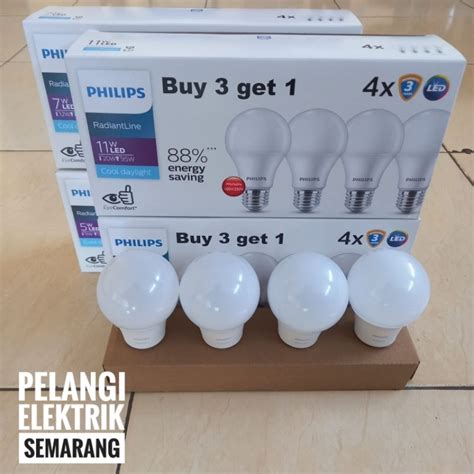 Jual Paket Lampu Led Philips W W W W Radiantline Beli Gratis