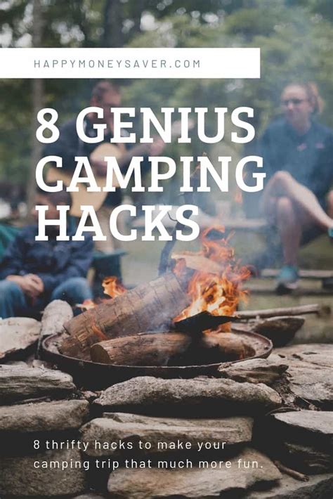 8 Genius Camping Hacks Easy Camping Hacks Camping Hacks Camping Fun