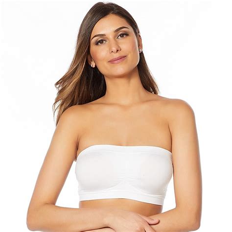 Yummie Seamless Bandeau Bra With Removable Pads 8802374 HSN In 2021