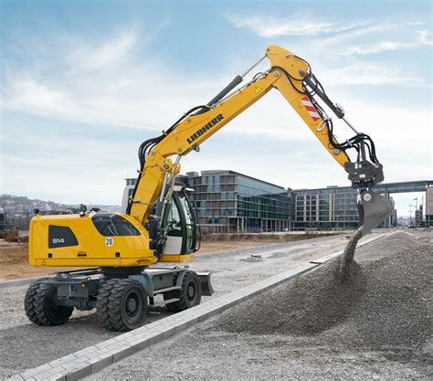 Liebherr A 914 Litronic gumikerekes kotró Proidea