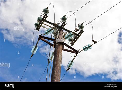 High Voltage Electricity Pylon For The Transport And Transformation