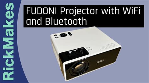 FUDONI Projector With WiFi And Bluetooth YouTube