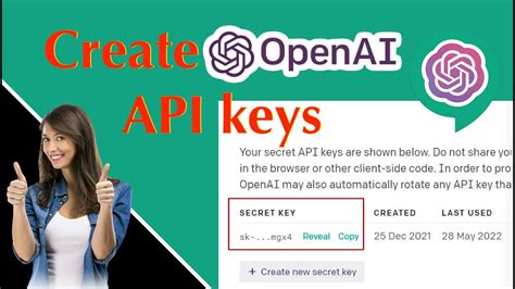 How To Create Openai Api Keys Get Open Ai Api Key Youtube