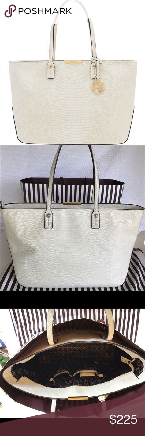 50 Off Henri Bendel West 57th Lizard Tote Henri Bendel Bag Bendel Tote