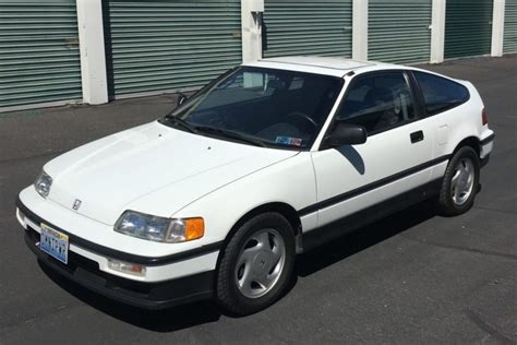 No Reserve 1991 Honda Crx Si 5 Speed For Sale On Bat Auctions Sold