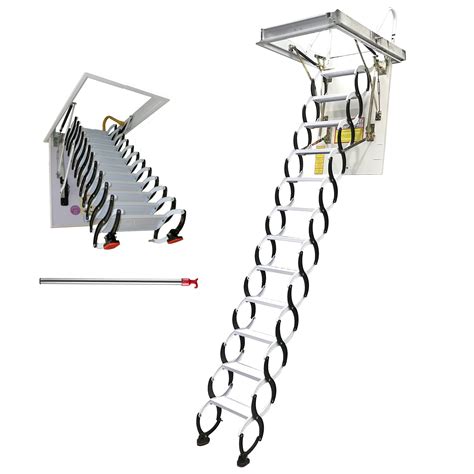 Buy Attic Ceiling Ladder Retractable Attic Folding Extension Ladder