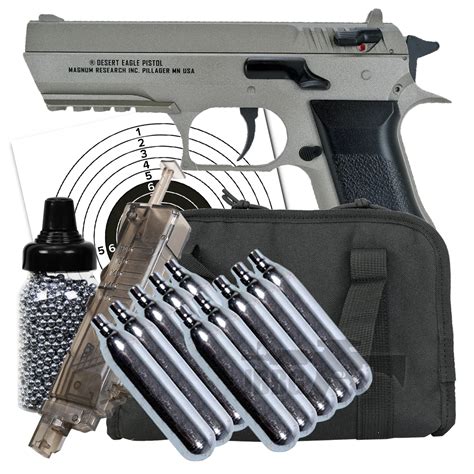 Baby Desert Eagle Cybergun Mm Air Pistol Stainless Bundle Set Just