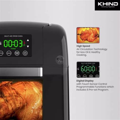 KHIND ARF9500 AIR FRYER OVEN