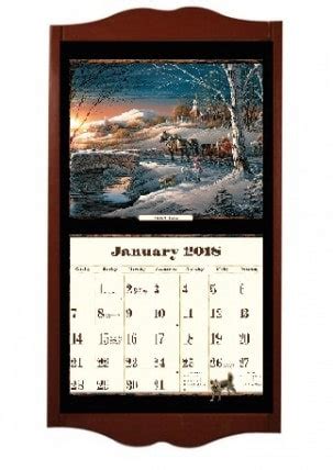 Vintage Red Wall Calendar Frame - Redlin Art Center