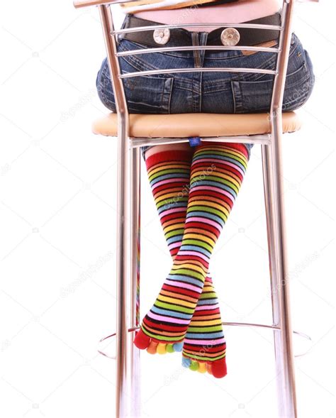 Girl S Ass Sitting On Chair Stock Photo Belchonock