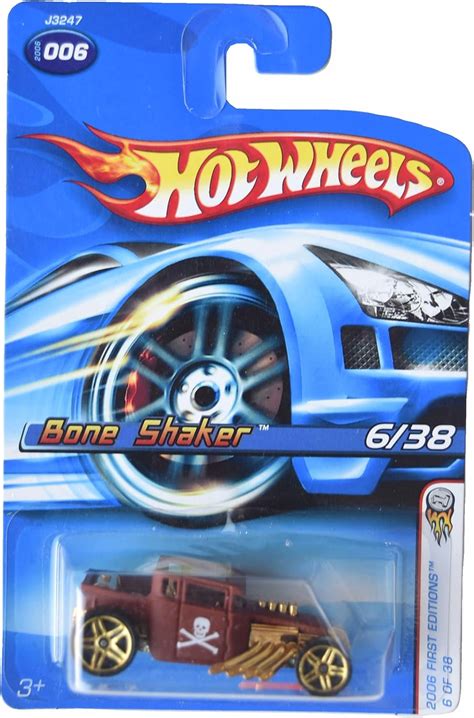 Amazon Hot Wheels Bone Shaker 2006 First Editions 6 38 Arts