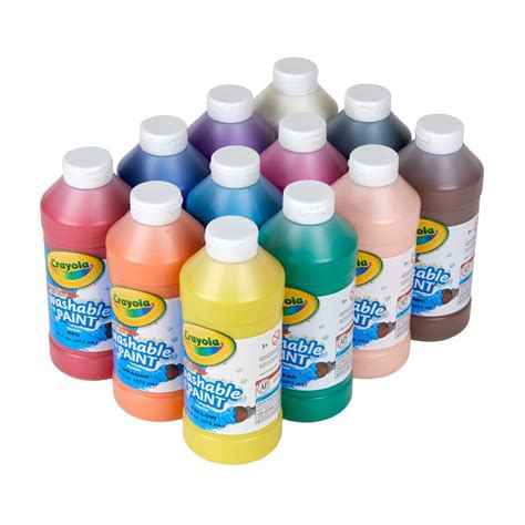 Crayola Washable Paint 12-Color Pint Set