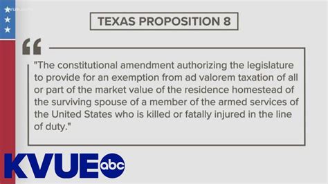 Proposed Texas Constitutional Amendments 2021 Prop 8 Kvue Youtube