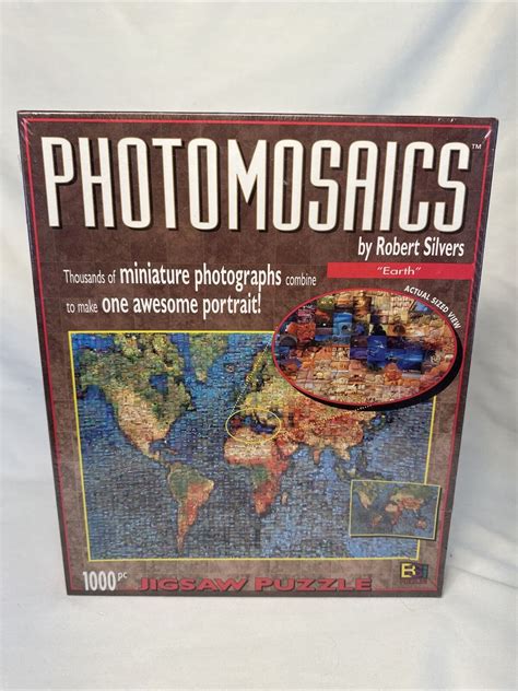 Photomosaics Earth Piece Puzzle By Robert Silvers Sealed New Ebay