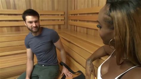 Black Tranny Fuck Guy In Sauna Ashemaletube